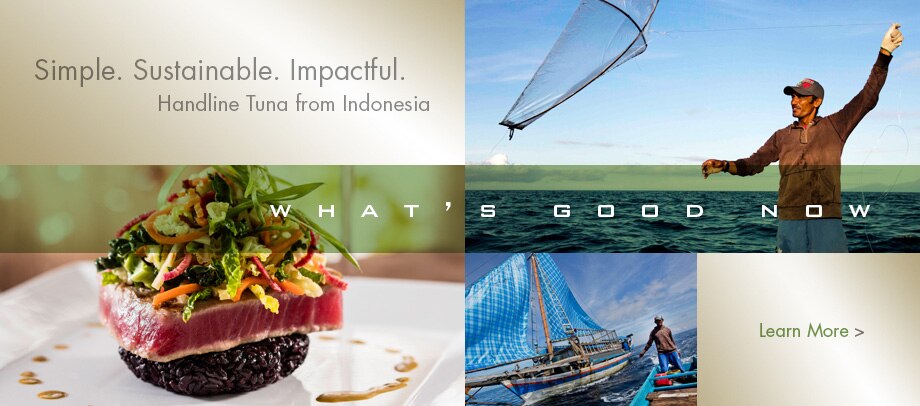 Simple. Sustainable. Impactful. Handline Tuna from Indonesia. Learn More