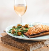 Enjoy the salmon at Seasons 52