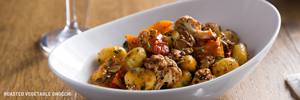 Ask for the Roasted Vegetable Gnocchi from the 10 for $20 and under.