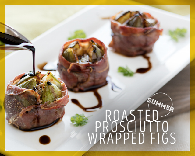 roasted prosciutto wrapped figs