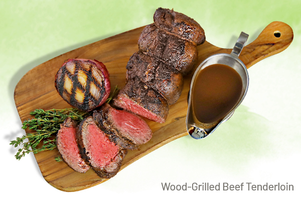 wood-grilled beef tenderloin