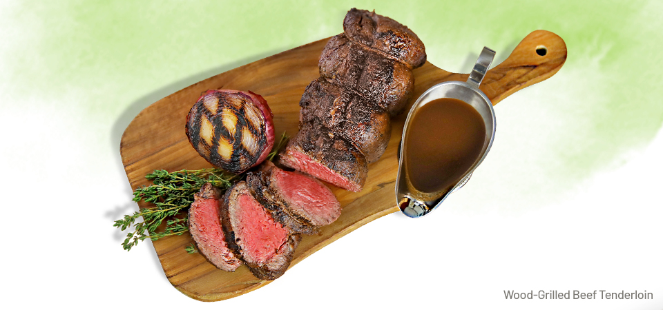 wood-grilled beef tenderloin