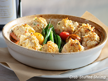 crab-stuffed shrimp