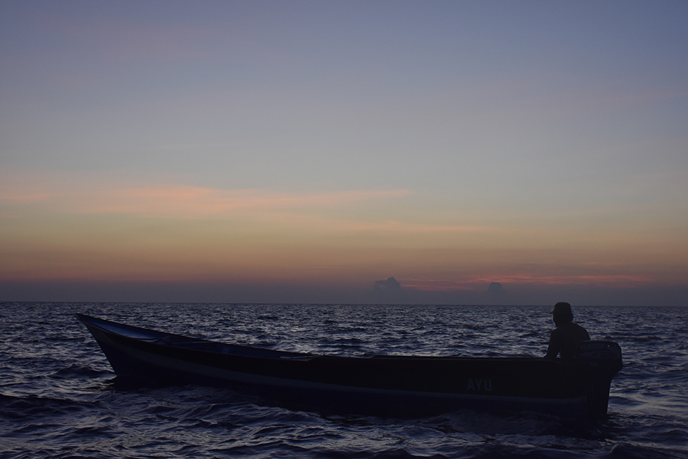 A beautiful sunset after a long day of fishing