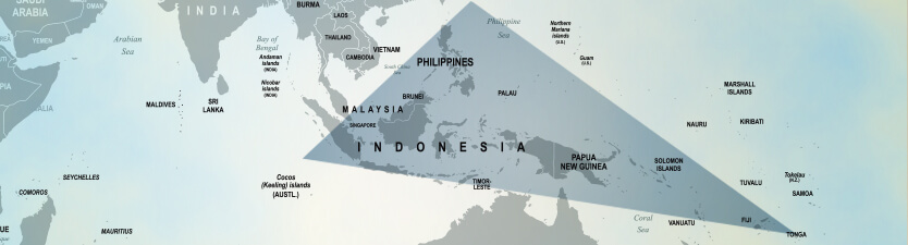 The Coral Triangle region of Indonesia