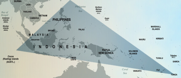 The Coral Triangle region of Indonesia