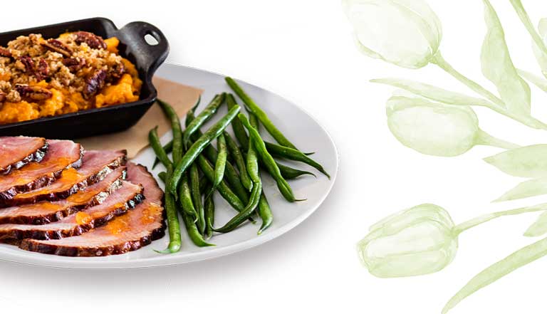 Apricot-Glazed Spiral Ham