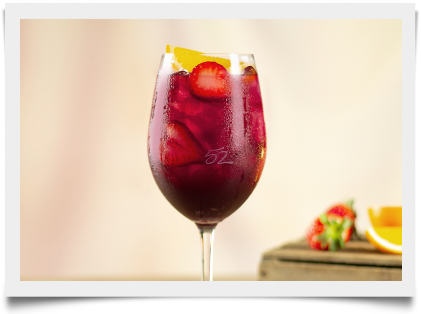 At Seasons52, get a red or white Sangria cocktail with fresh fruit.