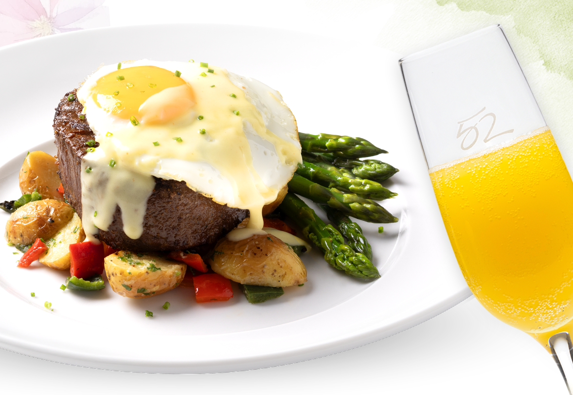 Filet Mignon and Mimosa