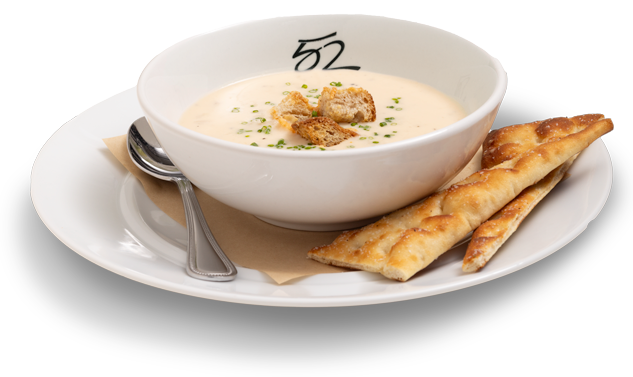 Cauliflower and Aged White Cheddar Soup